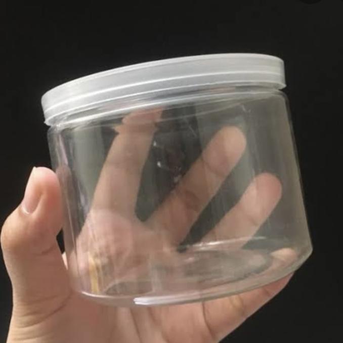 toples fox 250 ml jar plastik tebal kue kering puding makanan |gat