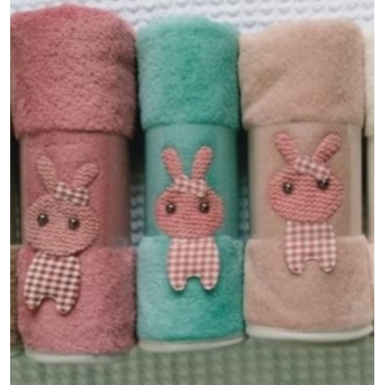 handuk bulu microfiber aplikasi 35*75