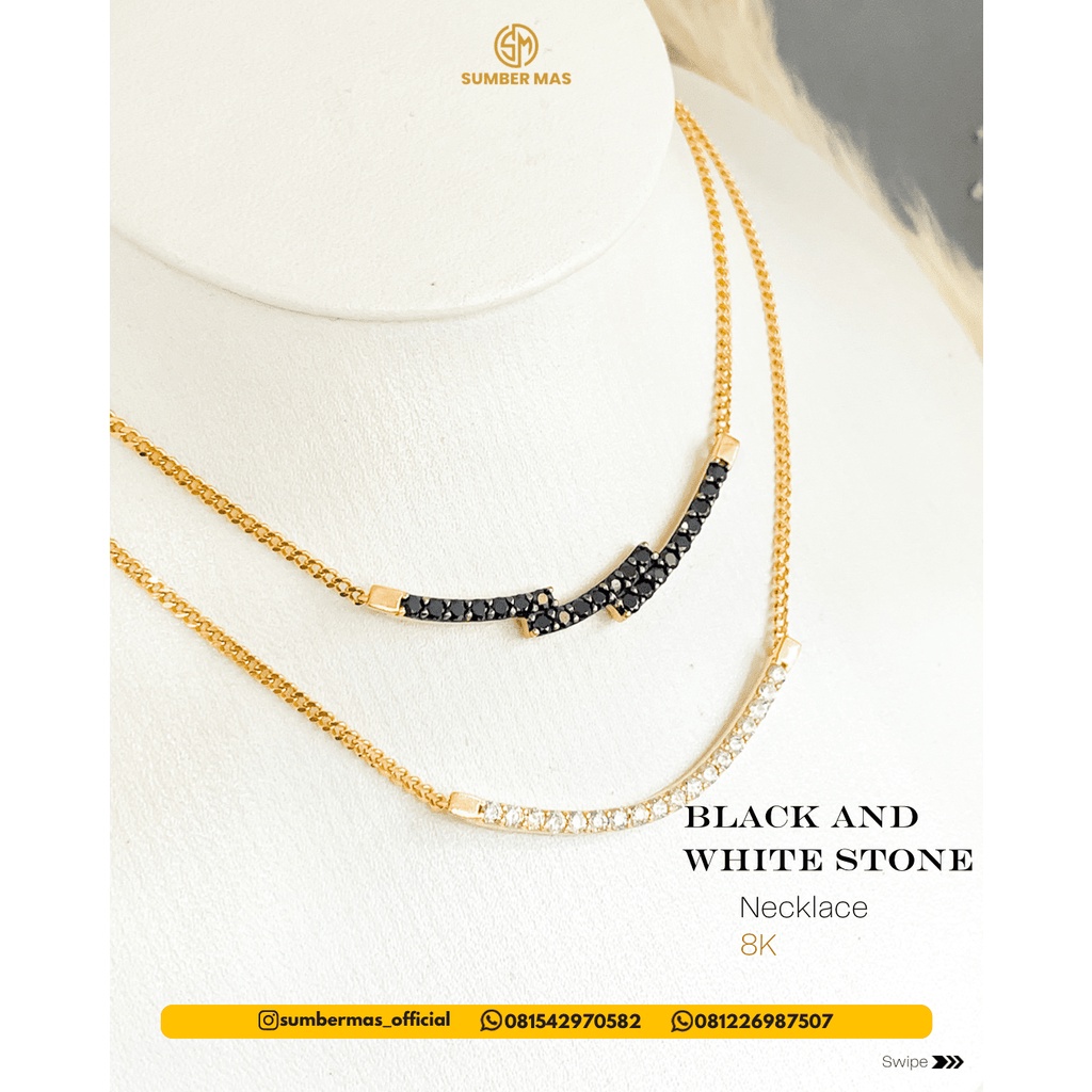 BLACK GOLD SERIES NECKLACE 8K - SUMBER MAS