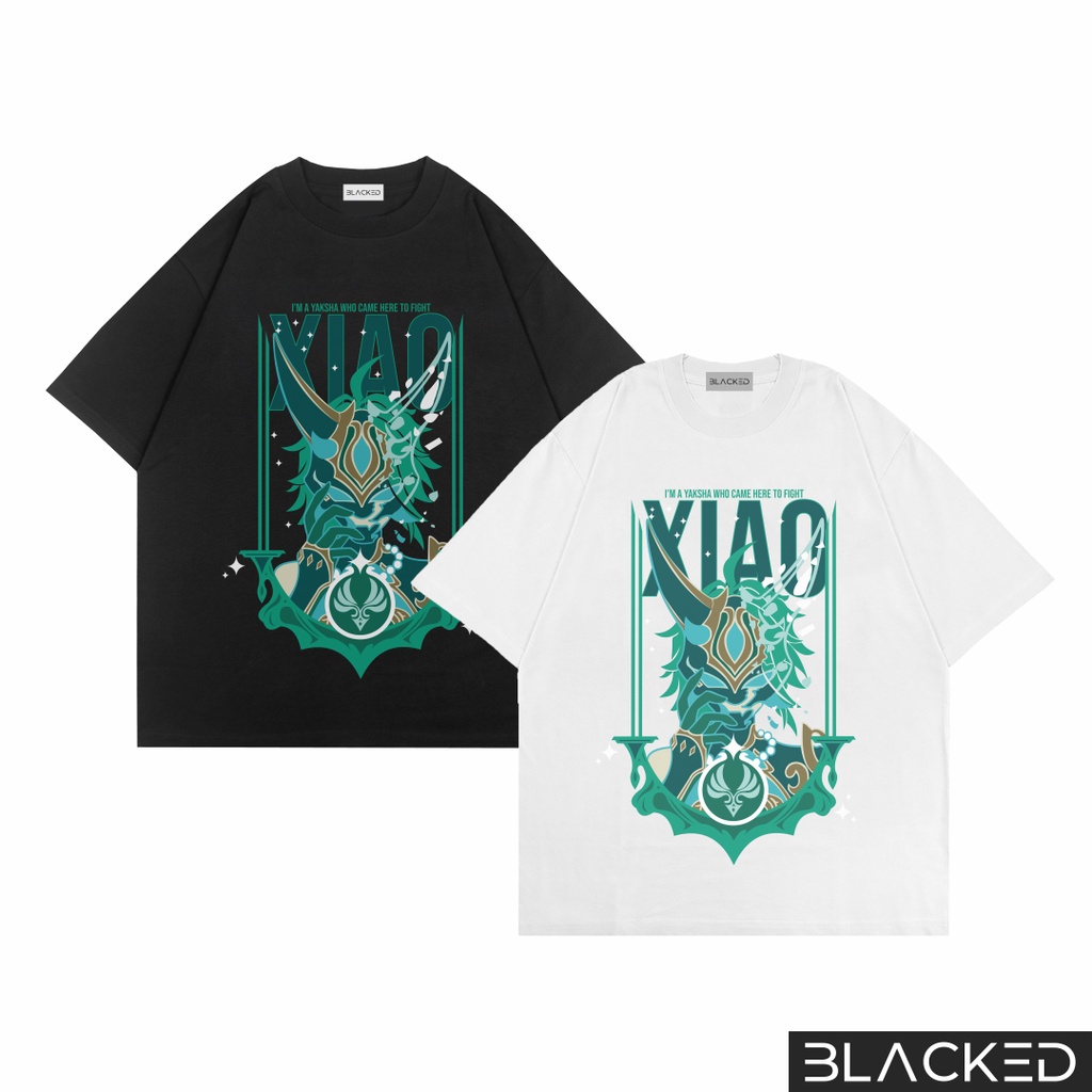 KAOS OVERSIZED XIAO GENSHIN IMPACT / OVERSIZE TEES / BAJU OVER SIZE