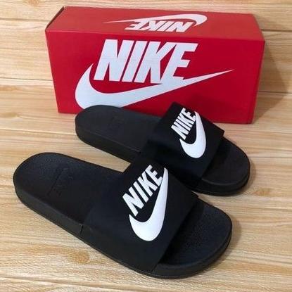 ☛☛ 4.4 Prodack Terbaru Sendal Nike Couple / Sendal Selop Cowok Sandal Flat karet Slip On Slide Remaj