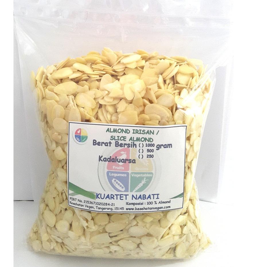 

➵ 500gr Almond Sliced / Almond Irisan Mentah/ Raw ☎