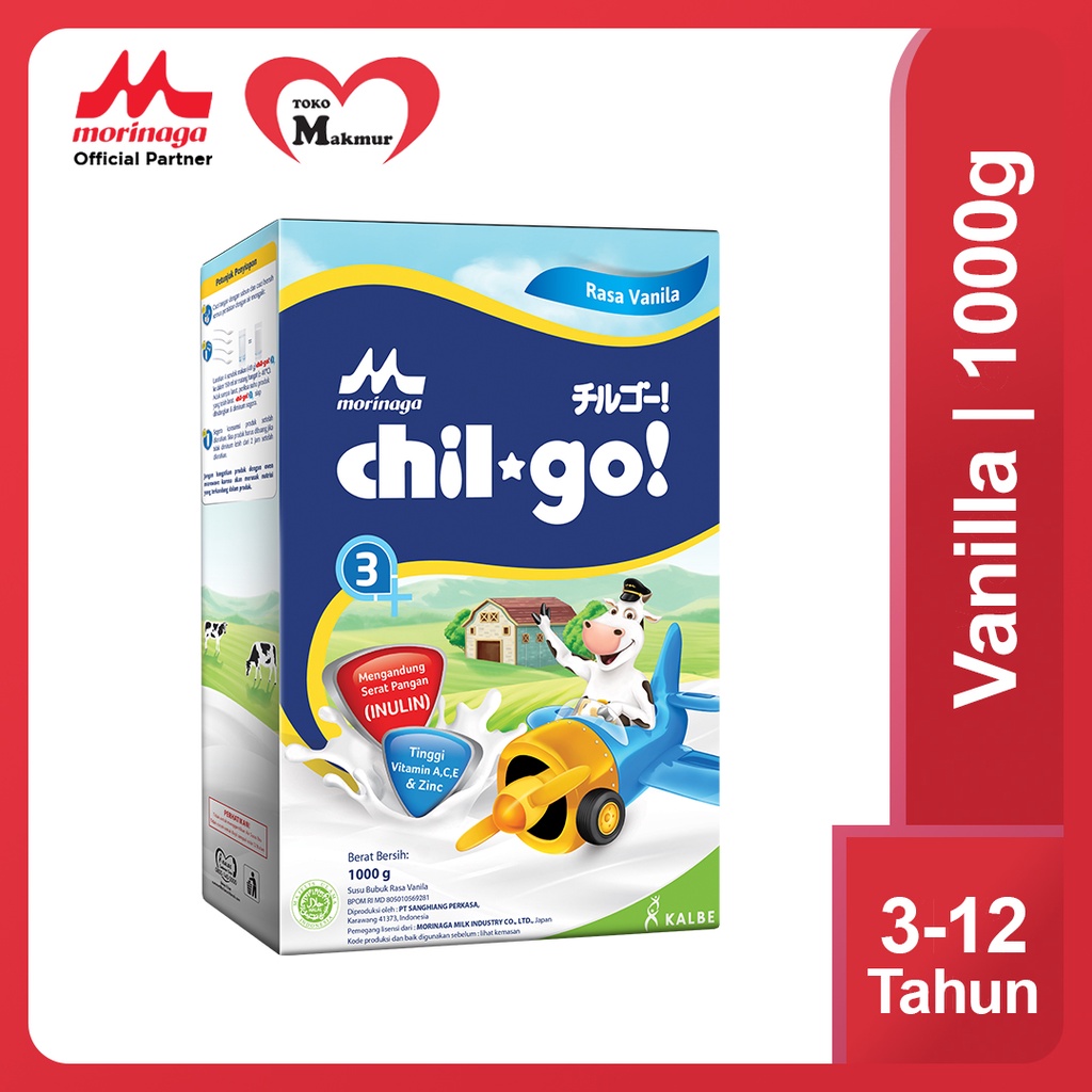 Chil Go 3+ Madu  / Vanila 1000gr / Toko Makmur Online