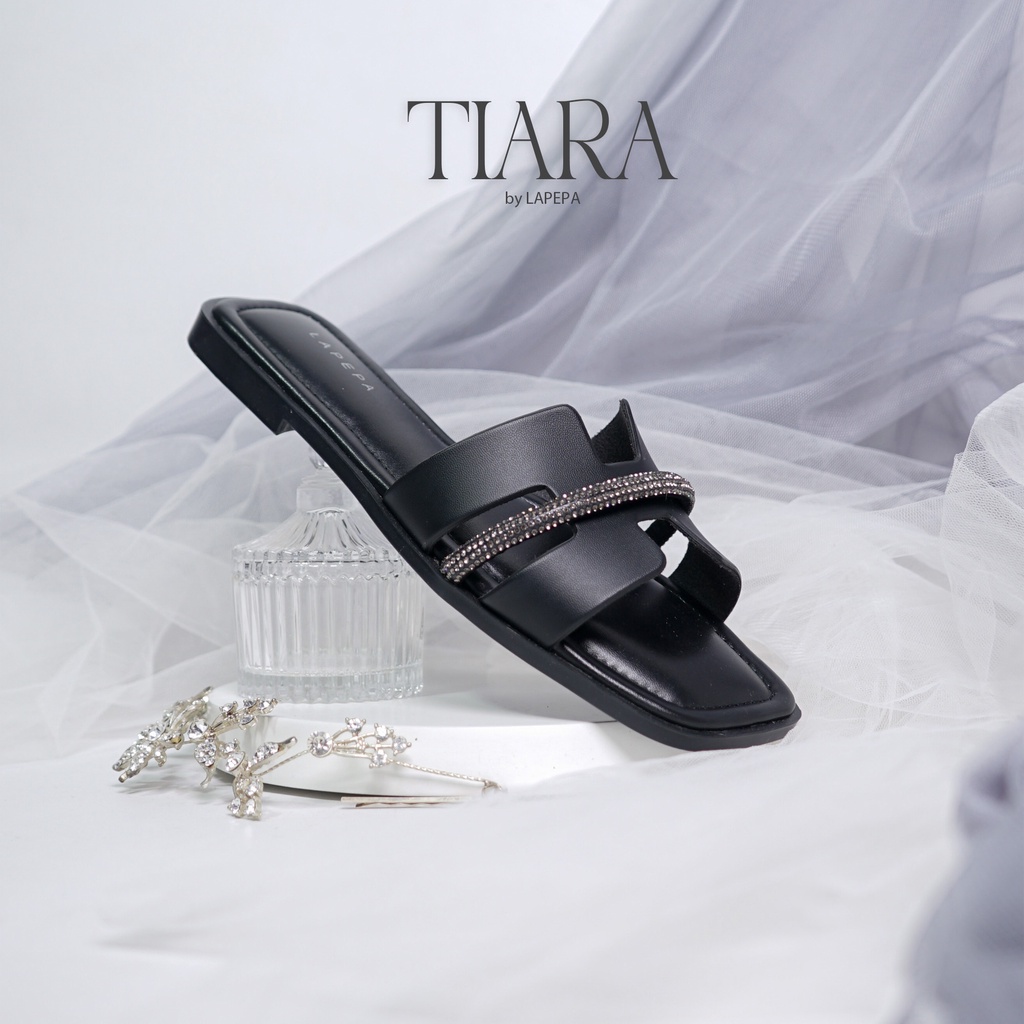 AVLINSTORE - tipe TIARA Sandal Wanita Teplek Korea Casual Sandal Selop Rumahan Blink Empuk Anti Licin