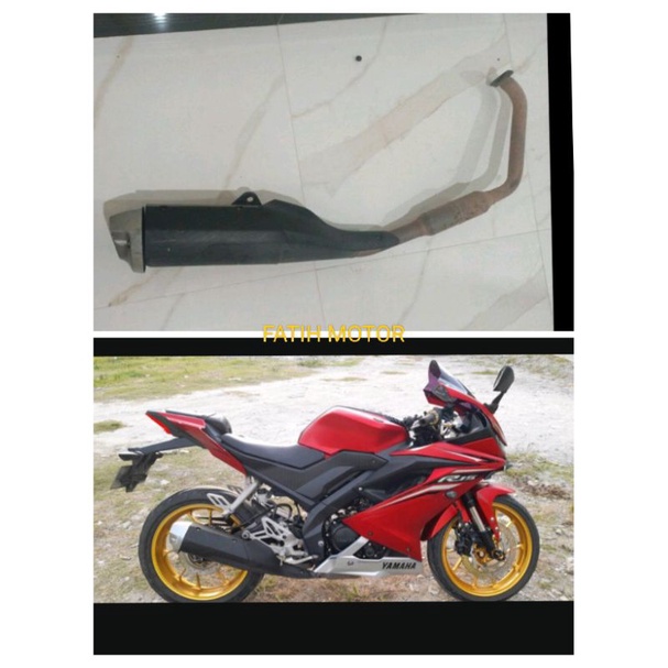 KNALPOT R15 V3 KENAPOT SETANDAR R15 V3 ORIGINAL