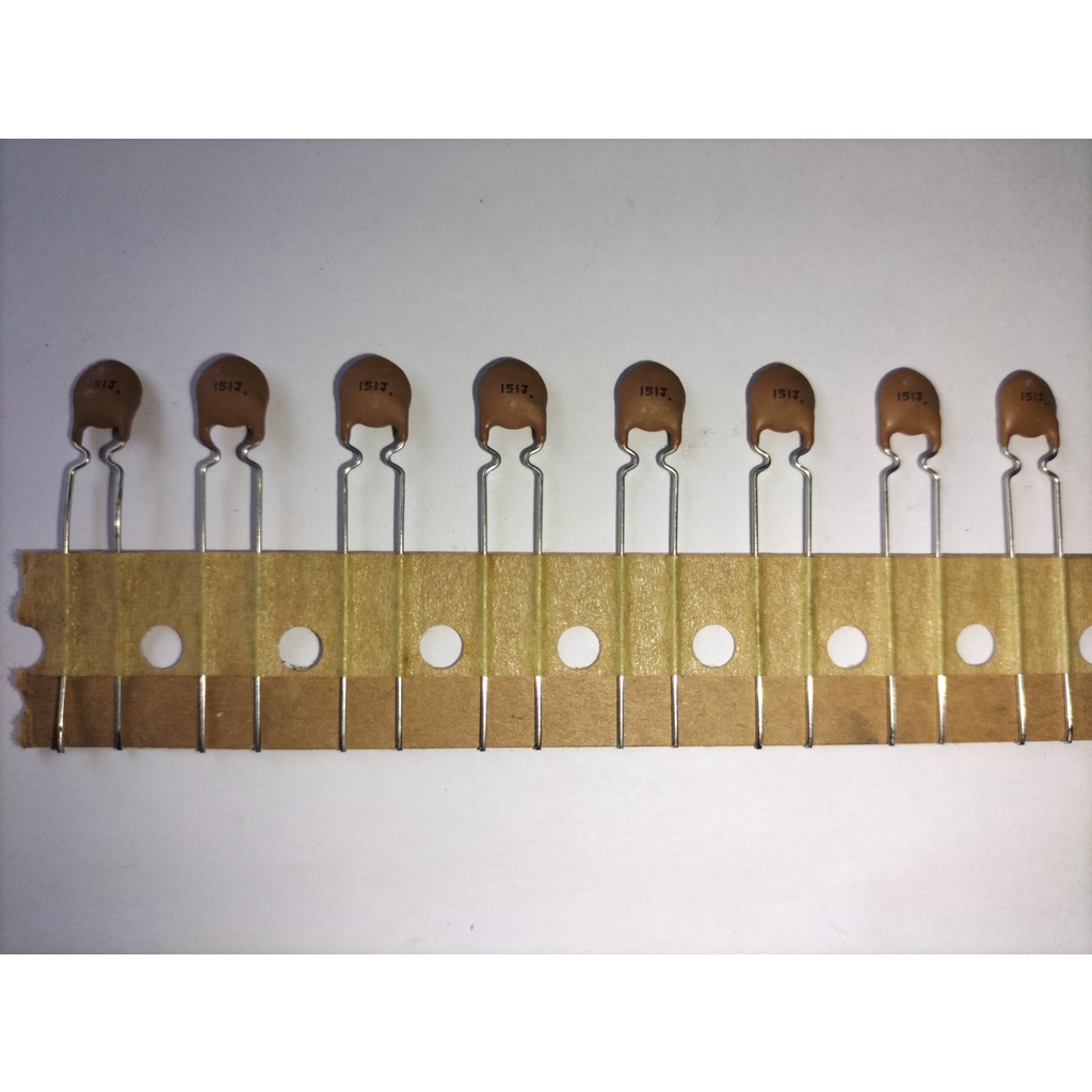 Ceramic Capacitor 151pF, 180pF, 182pF, 222pF, 227pF 50V Kapasitor Keramik Per 10pcs