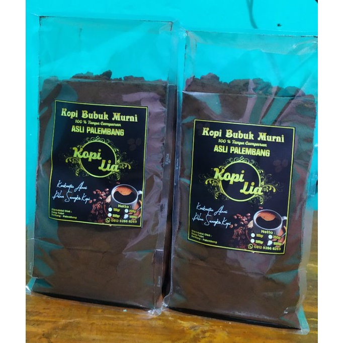 

Kopi Bubuk Asli Palembang Murni 100% / Kopi Bubuk Murni Tanpa Campuran / Kopi Giling / Kopi Robusta Palembang