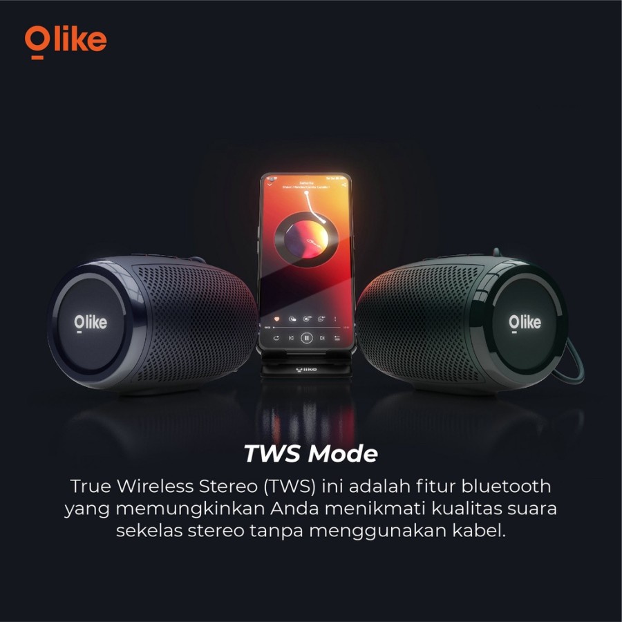 Olike Speaker SF3 TWS Mode Bluetooth 5.0 TF card&amp;USB Support Portable