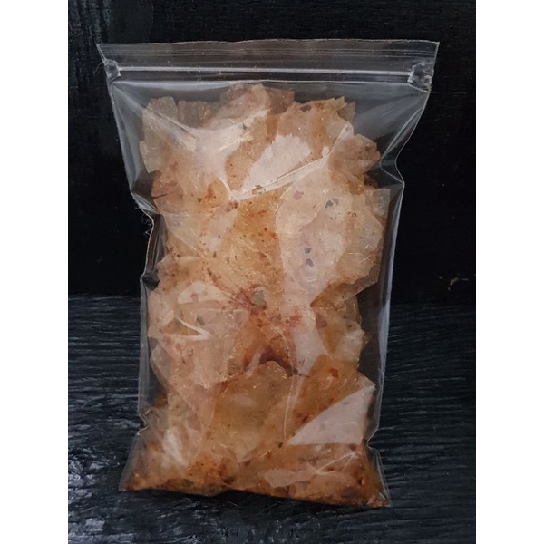

Keripik kaca daun jeruk pedas 100 gram