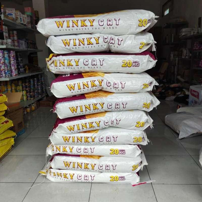 Makanan Kucing Winky Cat Food 20kg 20 Kg Pakan Bolt Dry Catfood Murah