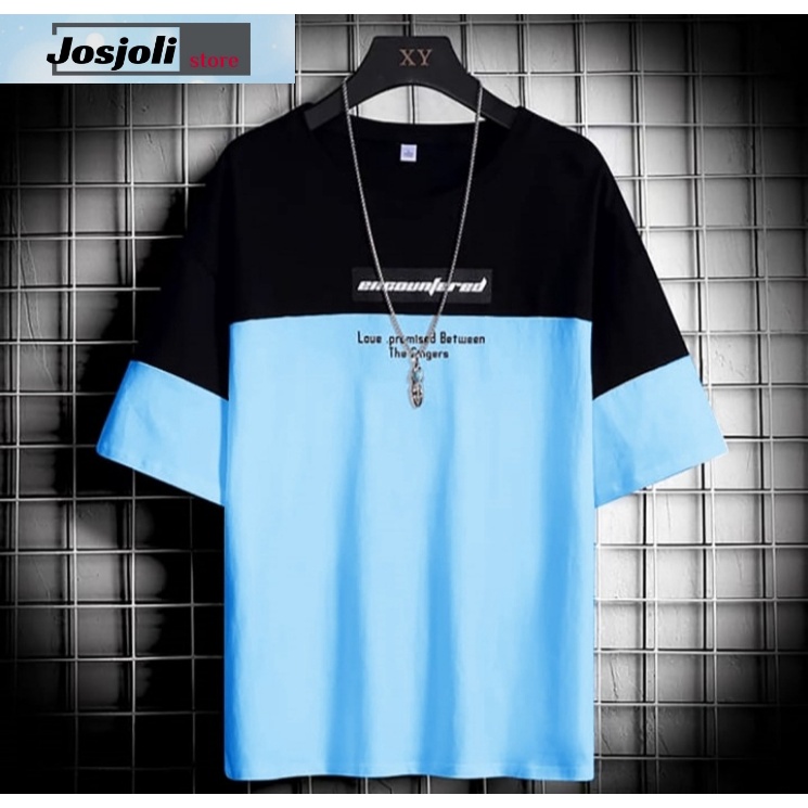 JOSJOLI_STORE/Baju Fingers/Atasan Pria Dewasa Lengan Pendek/L XL