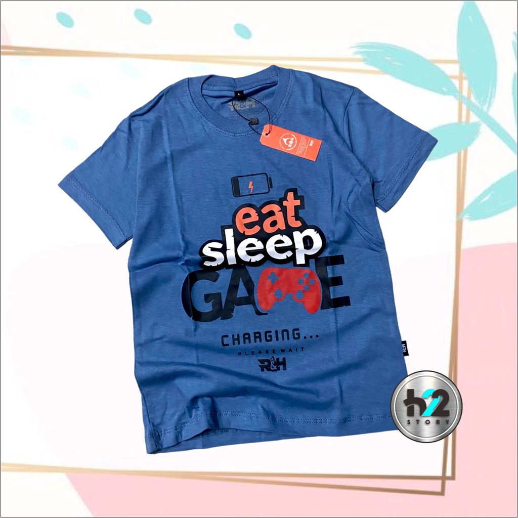 Paket 2 Kaos Anak Distro Baju Anak Distro Bahan Cotton 30S  Kekinian By H22Story