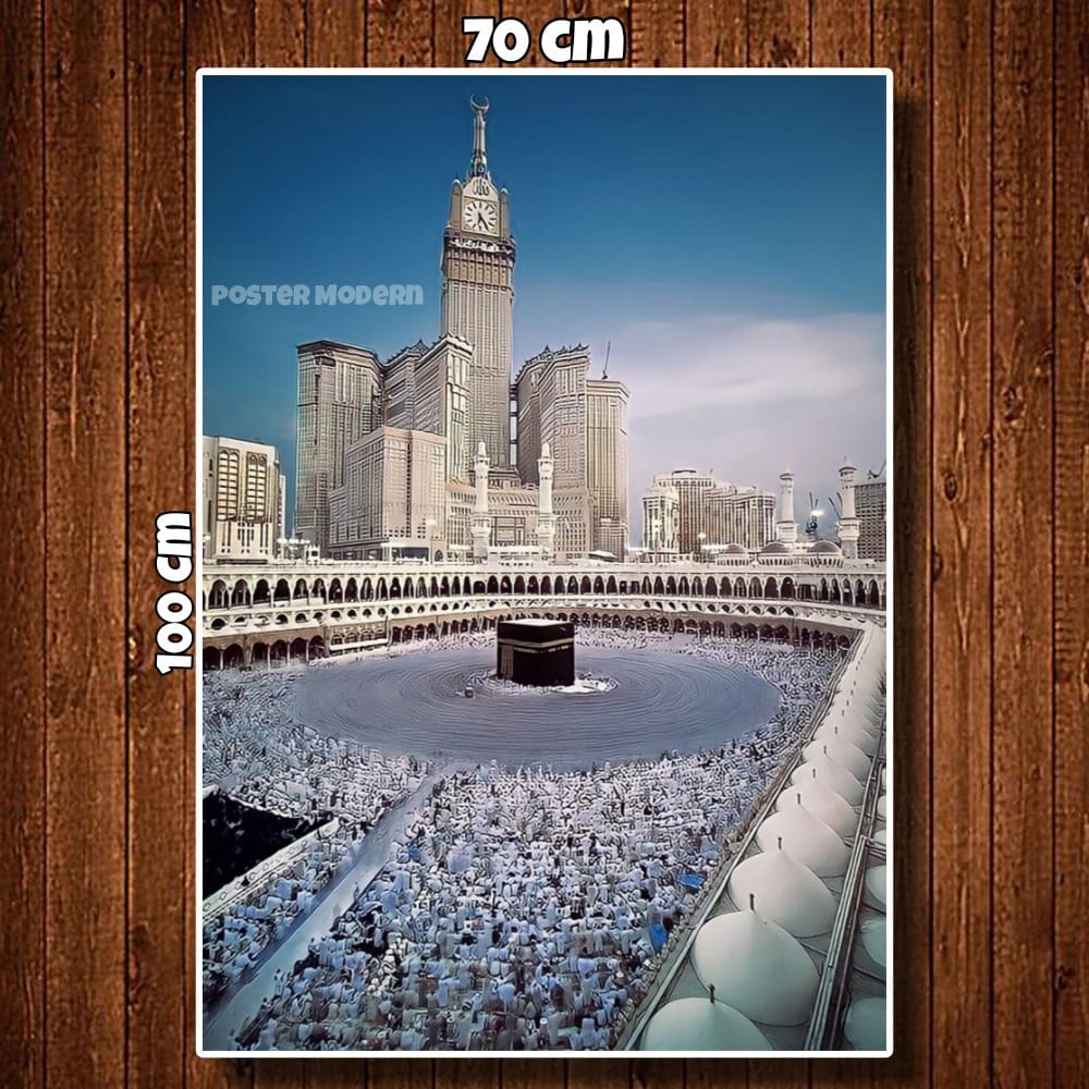 HIASAN DINDING KABAH MEKAH CODE26 VERTIKAL XTRA JUMBO 50X100CM 70X100CM 100X150CM 100X200CM / KABAH 