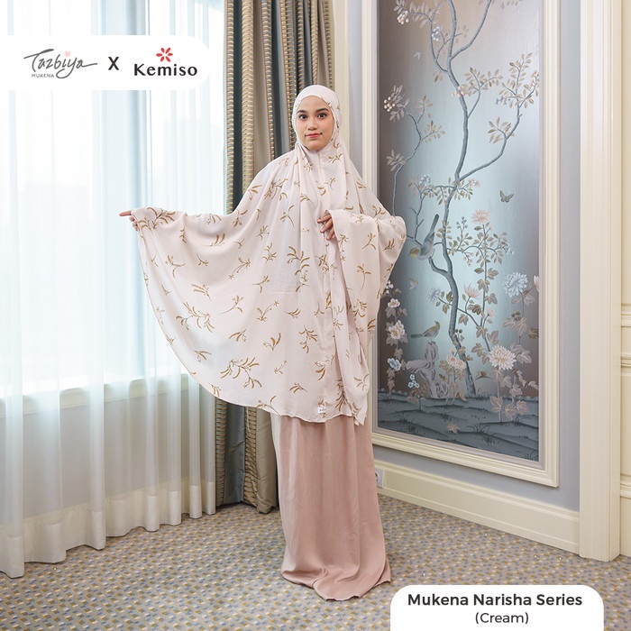 MUKENA TAZBIYA X KEMISO NARISHA SERIES ALLSIZE/MUKENA DEWASA/RAYON