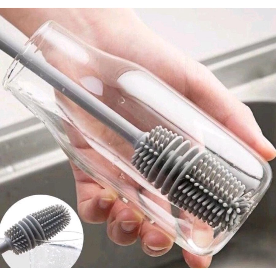 Sikat Botol Silikon / Sikat panjang serbaguna silicon