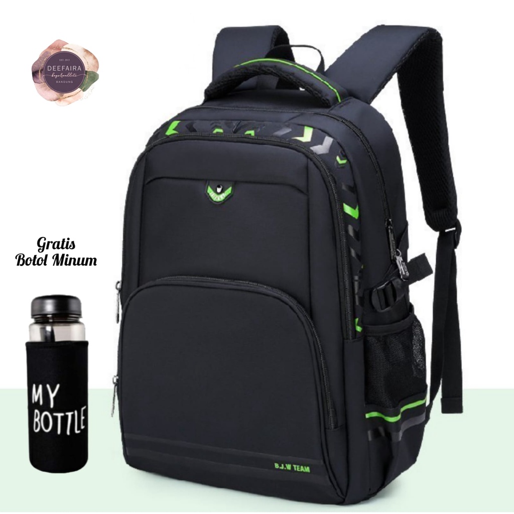 Tas Sekolah Anak Laki Laki Remaja Model Hrx11 Gratis Botol Minum Sd Smp Sma