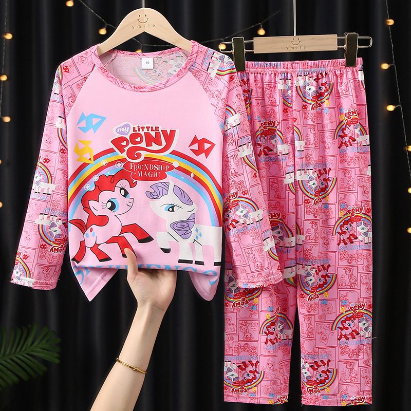 Setelan Anak/Piyama baju tidur Import Celana Panjang Motif Kartun Princess