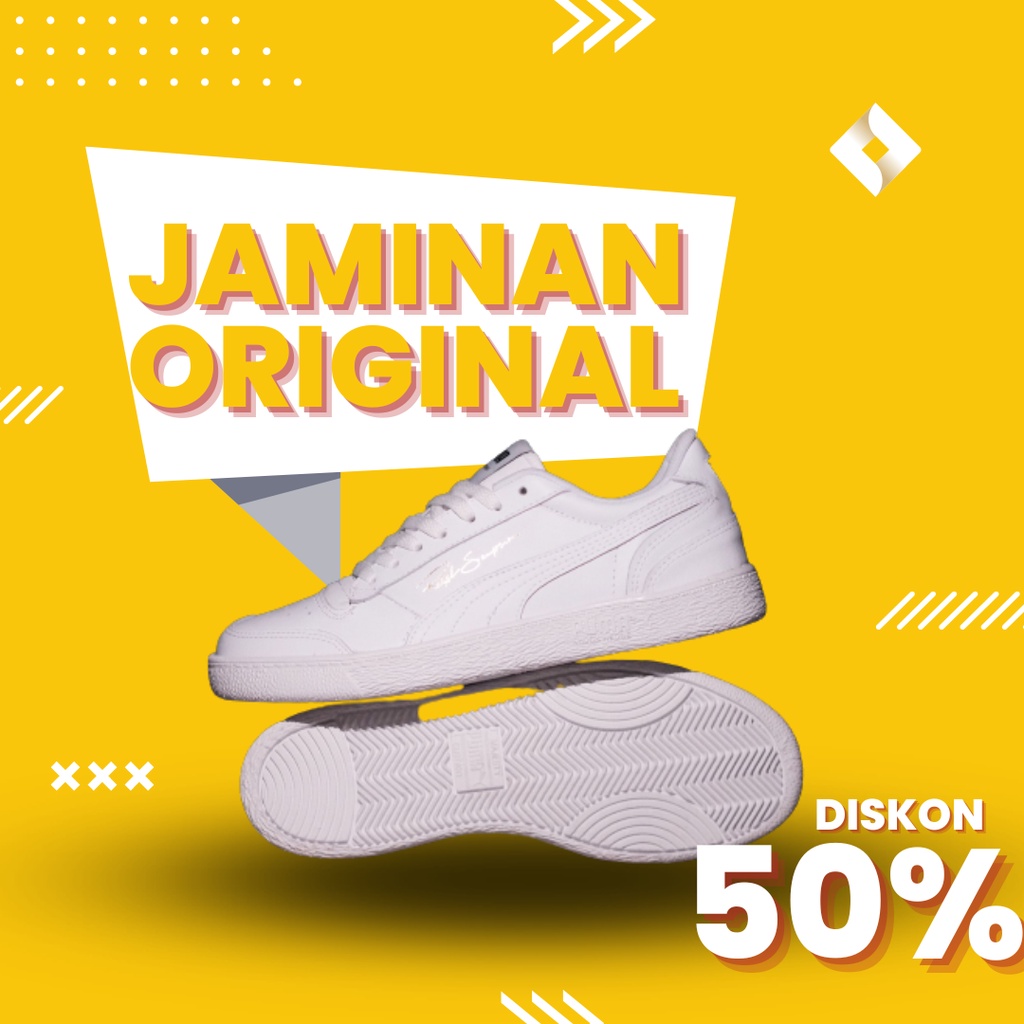 SEPATU PUMA RALPH SAMPSON LEATHER FULLWHITE