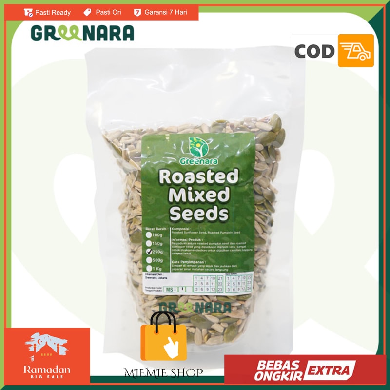 

Roasted Mixed Seeds 250gr Sunflower Seed Pumpkin seed