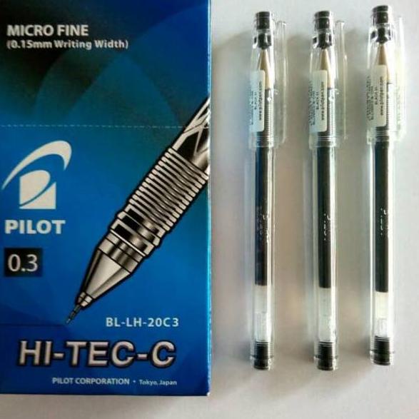 

Best Product [PCS] PULPEN HI-TEC-C PILOT HITEC 0.3 MM / 0.4 MM HITAM / BIRU*
