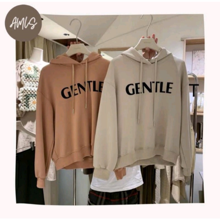 GENTLE HOODIE SWEATER JUMPER PRIA WANITA PAKAIAN JACKET KASUAL FASHION TERKINI