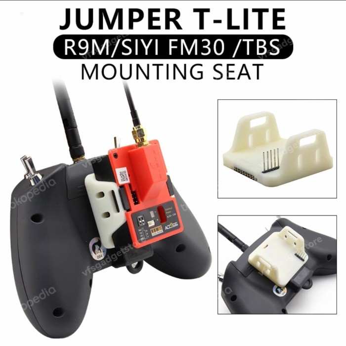 Jumper T- Lite mounting seat untuk JR Box modul tx TBS R9M Ghost ELRS