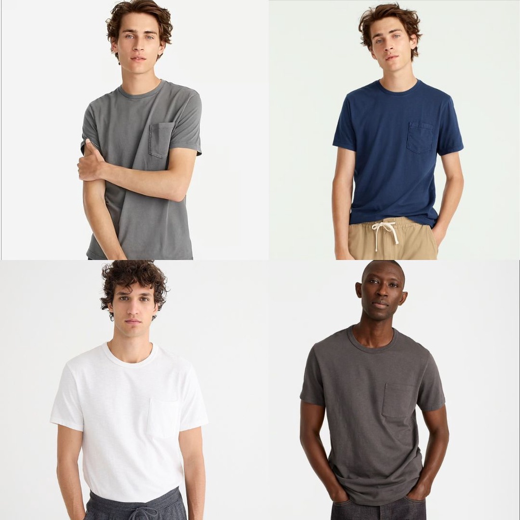 JCrew Slim Washed T-Shirt - Kaos Pria Original Branded