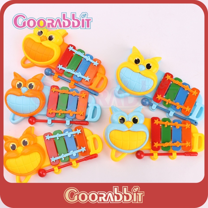 Goorabbit KIDS XYLOPHONE funny Alat Musik plastik mainan Edukasi Anak Kulintang Bear Mainan Anak Edukasi Anak Warna-warni untuk Edukasi Anak Baby