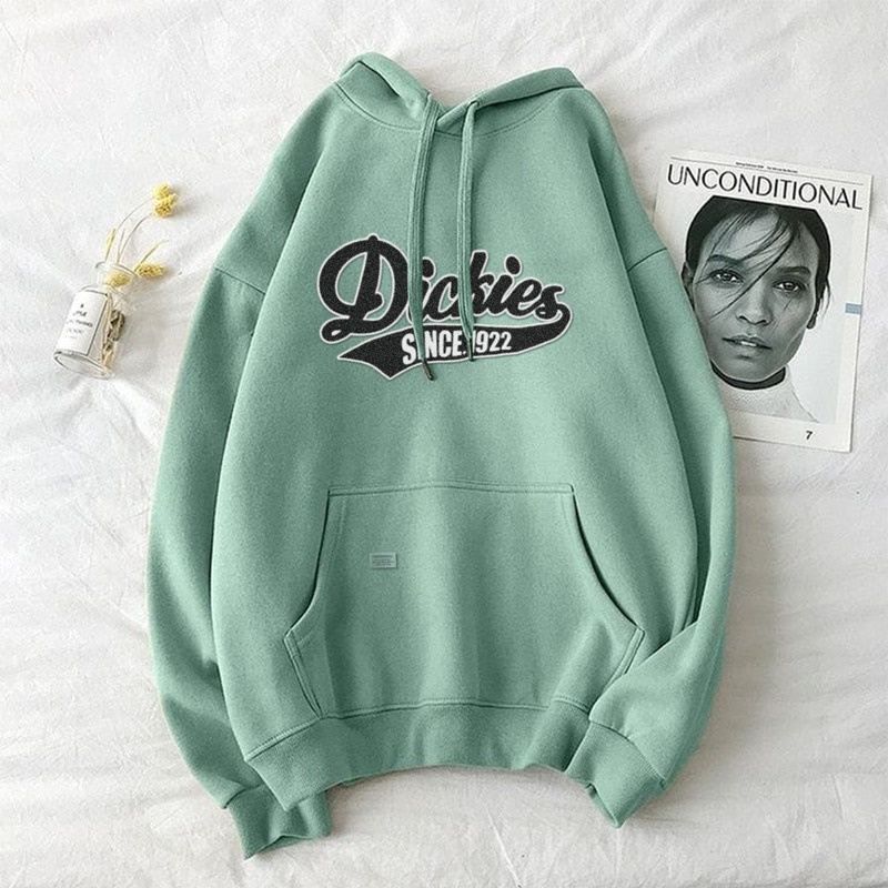 Parisdivarious Sweater Hoodie Jemper (Bordir) Dicks Bahan Fleece Size S - XXL (Pria &amp; Wanita)