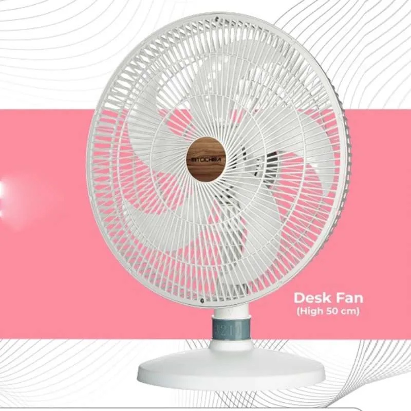 Mitochiba Kipas Angin Meja 12 Inch Desk Fan 12inch 1222 FF Low Watt