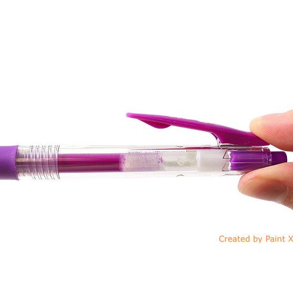 

ATK0275SR JJ15PU PURPLE 0.5 Pen Zebra Sarasa Clip Gel Ink polpen Ungu