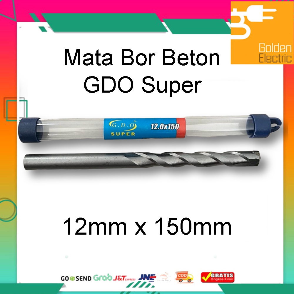 Mata Bor Beton 12mm 12 mm GDO Tembok Dinding Lantai Keramik Kuat Awet