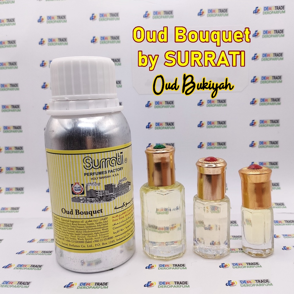PARFUM OUD BOUQUET BY SURRATI ATAU OUD BUKIYAH BIBIT MINYAK WANGI ORIGINAL