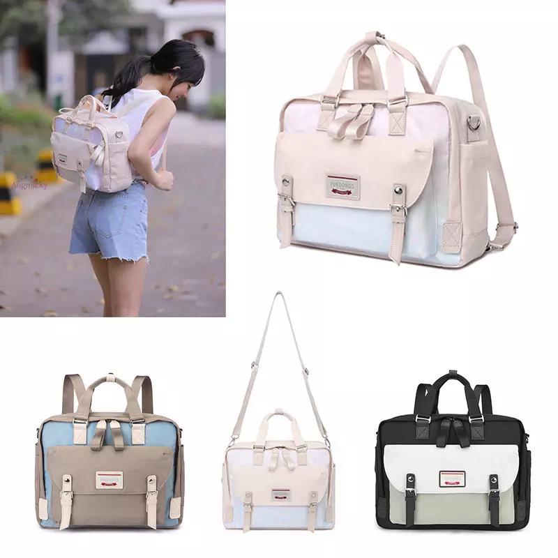 Tas Laptop Macbook Multi Ways Selempang Jinjing Ransel Backpack Size 13 14  inch