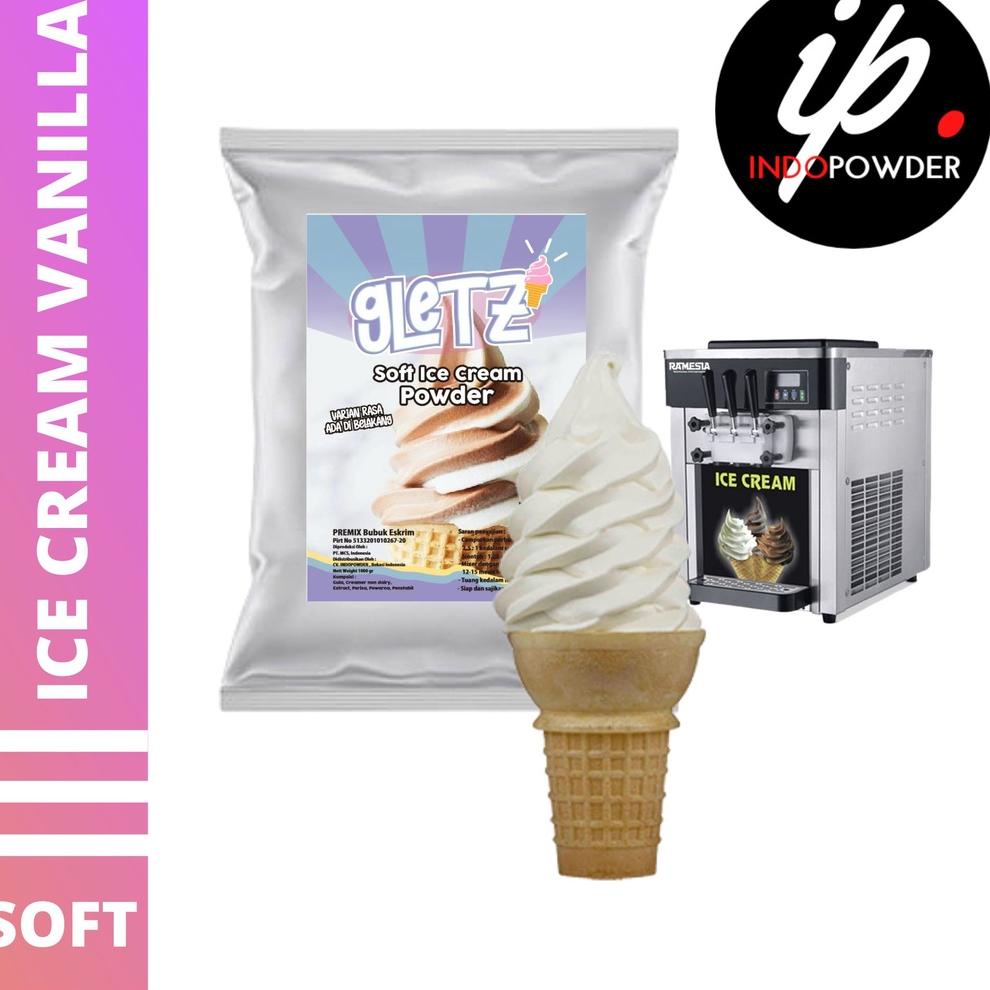 

[spin1] SOFT ICE CREAM VANILLA 1Kg I Bubuk Es Krim VANILLA I Bubuk Es Cream 1Kg