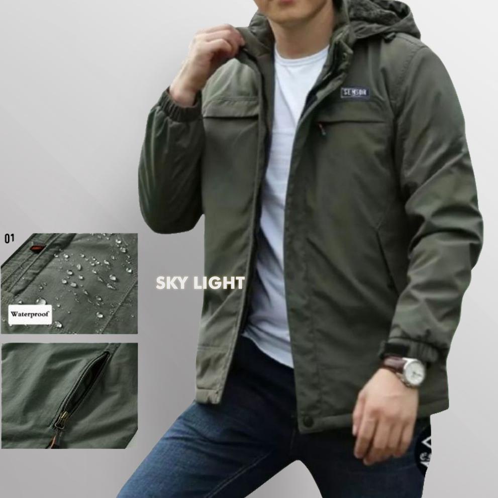 TERBAIK Jaket Pria Distro Tebaru Keren Sultan Kalibre Dewasa Keren Jacket Saku Dalam Bomber Ikc Cbr 