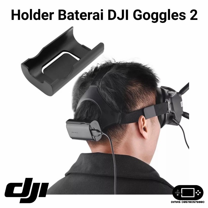 Holder Baterai DJI Goggles 2 Battery V2 Avata Clip Klip FPV Back Hook