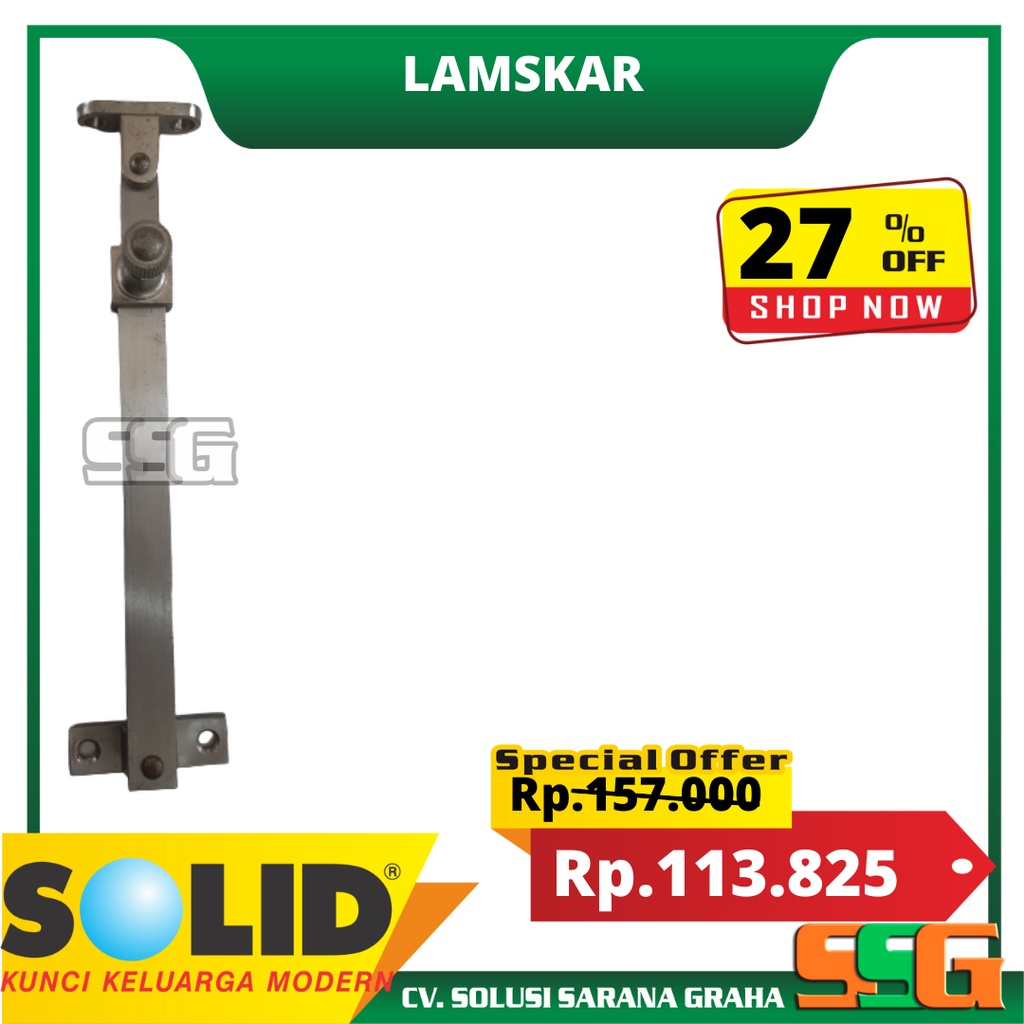 Lamskar SOLID / SLD RMS 623 US26D / Lamskar Tarik Penahan Jendela