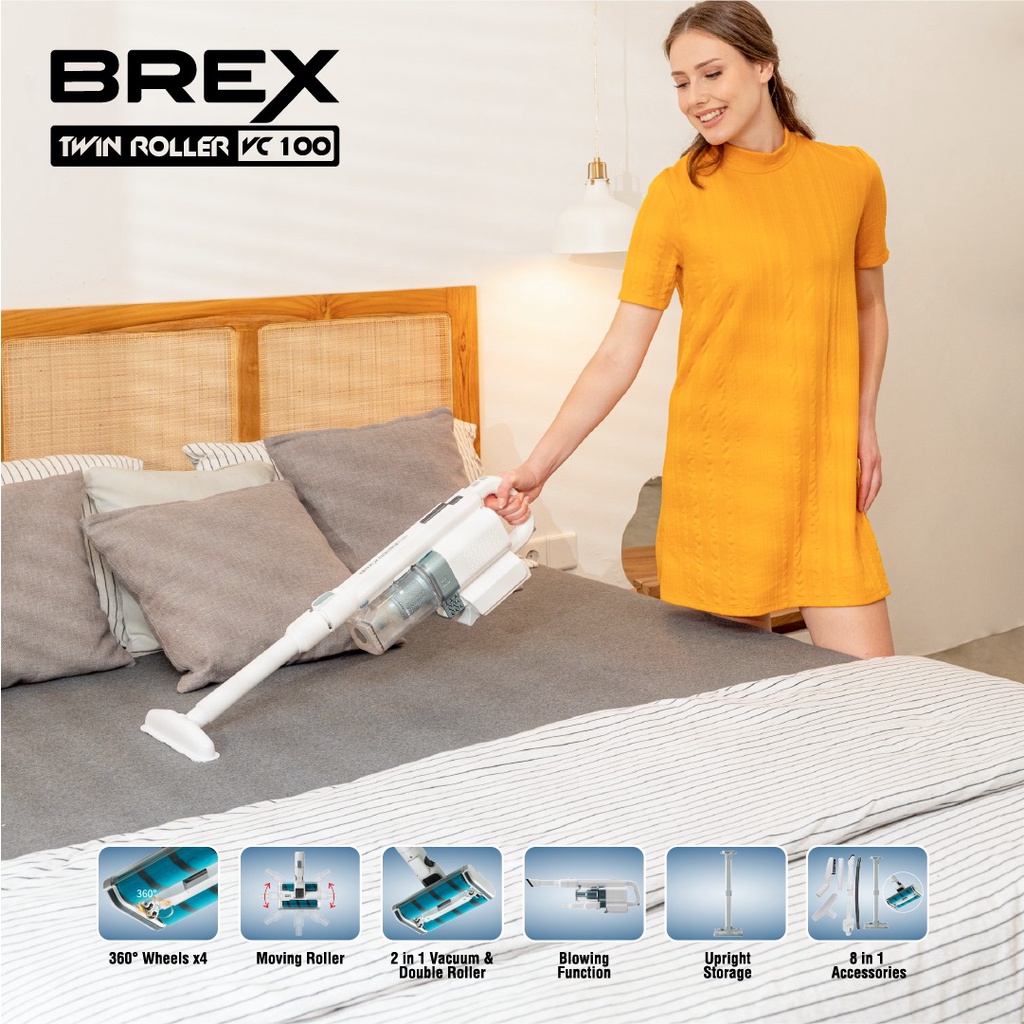 BREX - CORDLESS VACUUM CLEANER 3 IN 1 VC 100 / VC 200