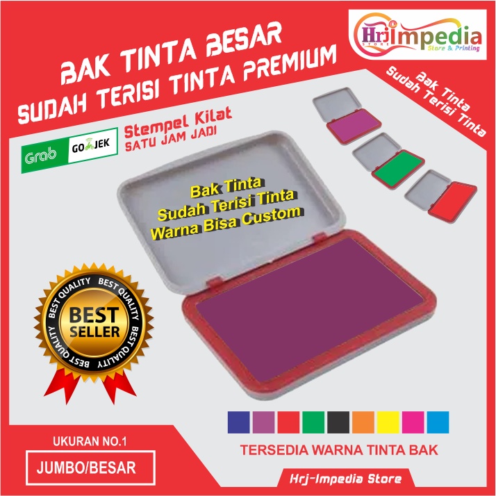 

Bak stempel pad sudah terisi tinta | Bak tinta stempel bantalan pad | Bak Stempel Pad Bantalan tinta ukuran besar
