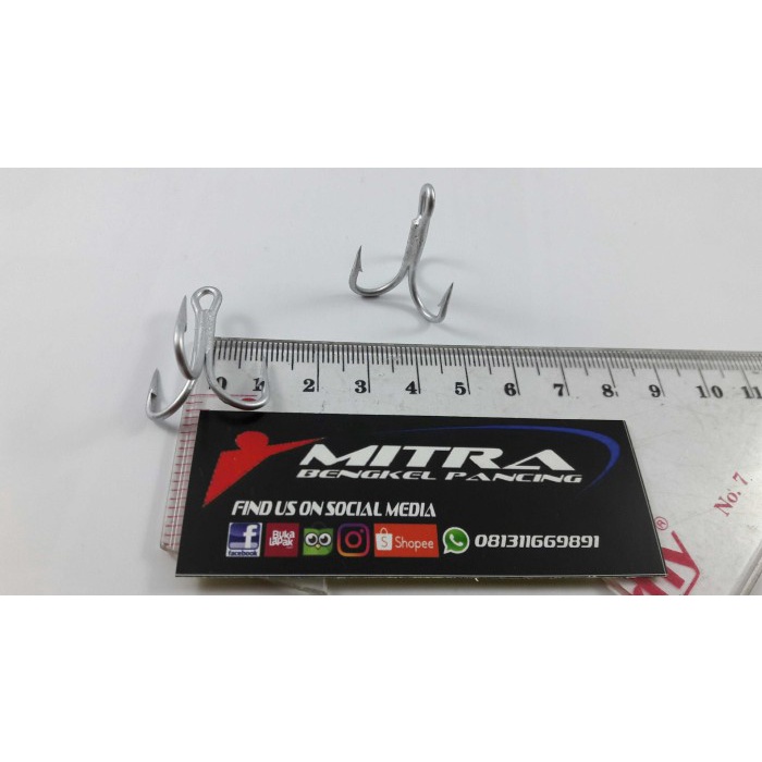 Treble hook Mustad ADS no. 2 ORIGINAL