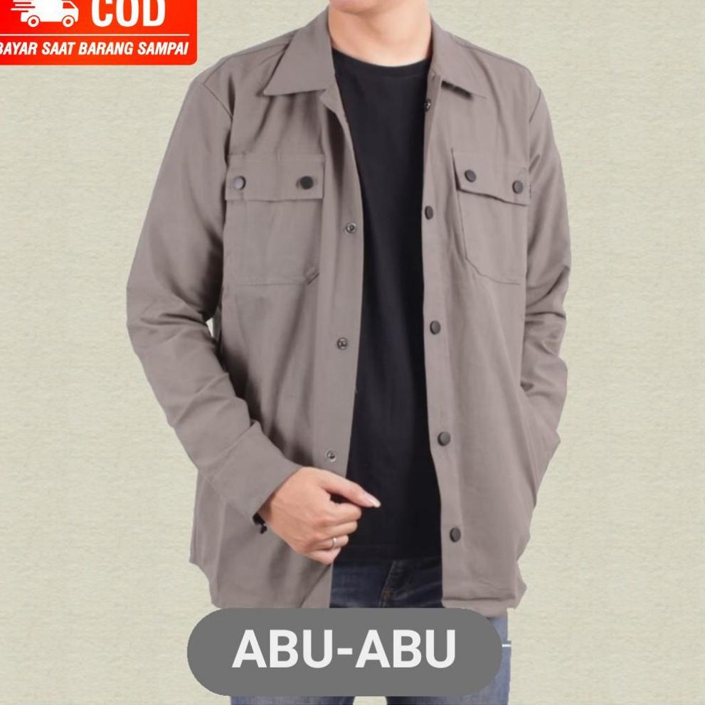 STOK TERBATAS PALE JEANS Jaket Semi Parka Pria / Trucker Jacket Original Distro / Jaket Casual Pria 