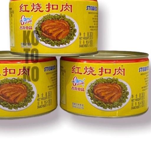 

➳ Gulong Stewed Pork Slice / Daging Samcan Babi Kaleng 383gr ✦