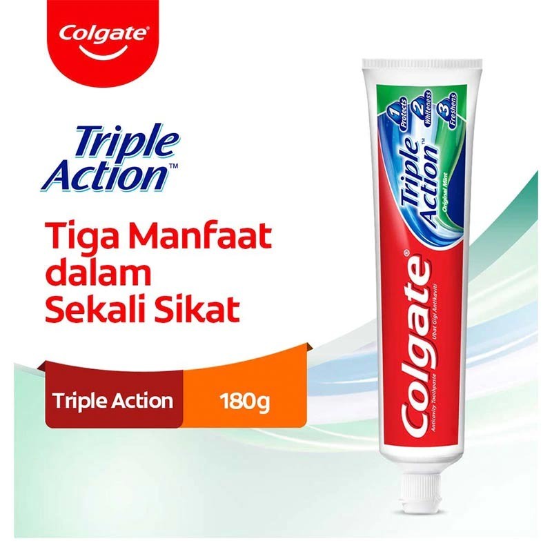 Triple Action* Colgate* Pasta Gigi* Original Mint* 180g