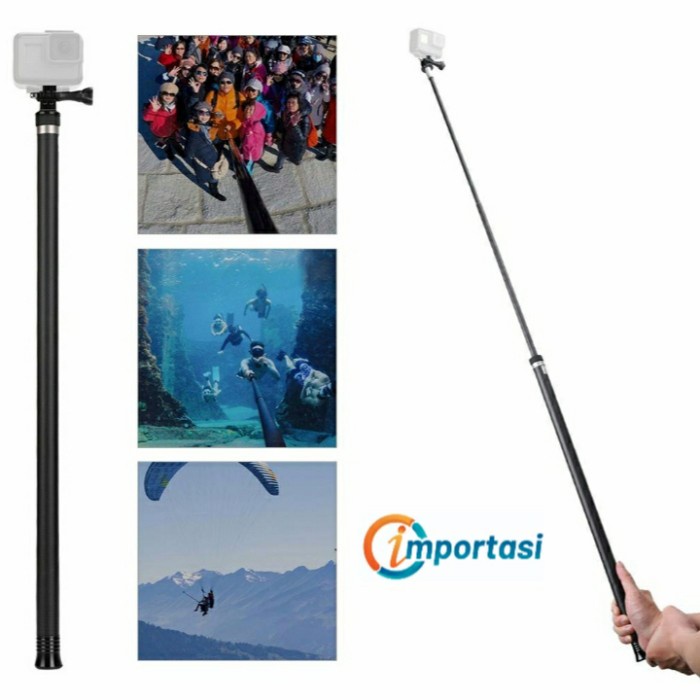 Stick 2.7M Monopod Full Carbon Fiber Insta360 One X X2 R GO2 Gopro Max