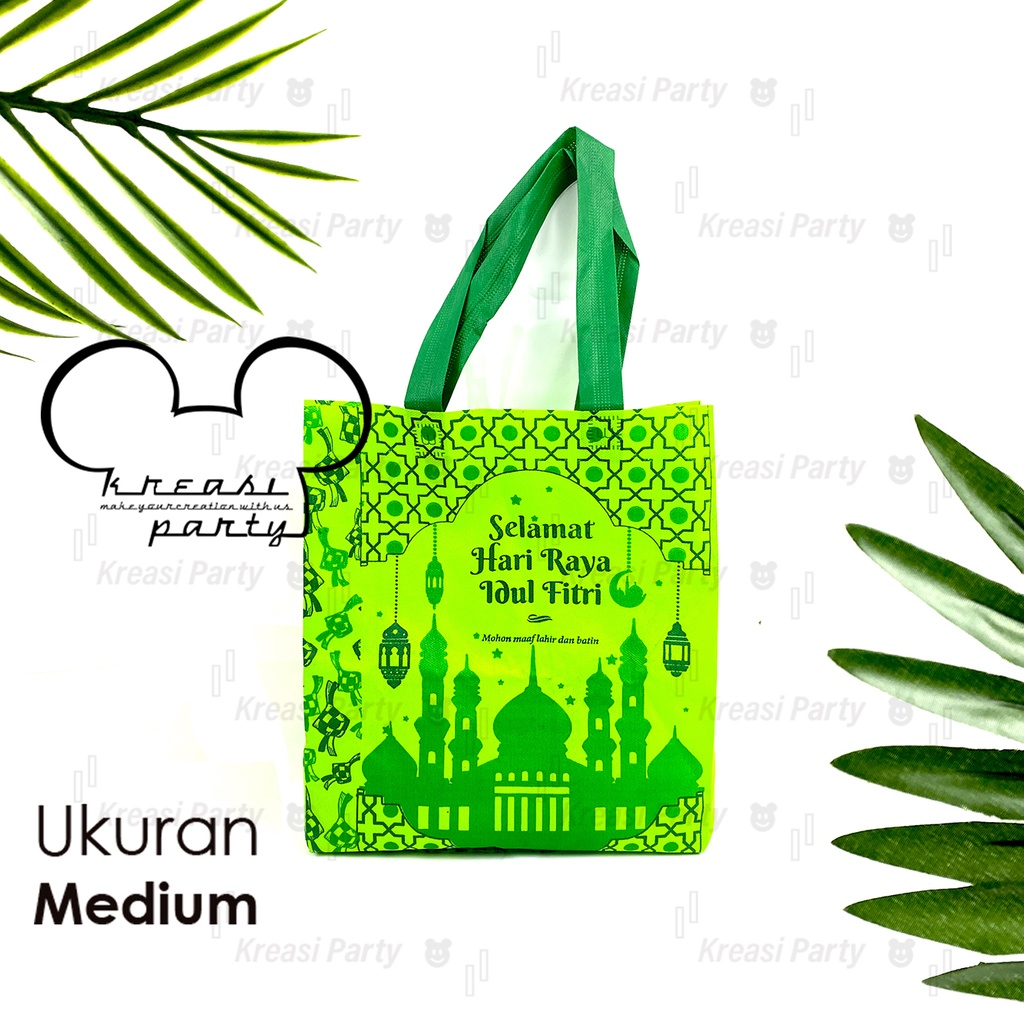

Goodie Bag Lebaran Hijau / Goodie Bag Idul Fitri / Tas Tenteng Lebaran / tas sembako lebaran / tas bingkisan lebaran / tas hampers lebaran