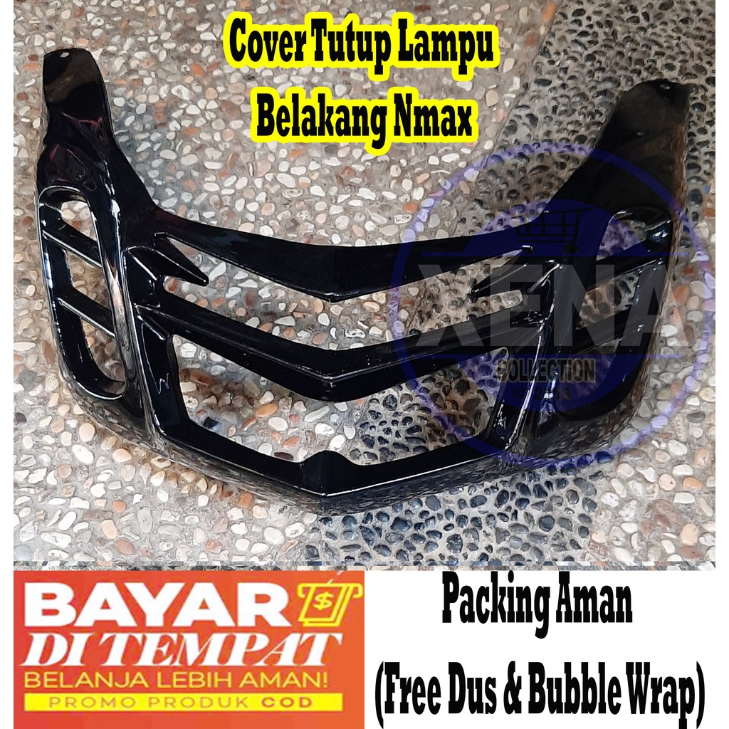 Cover Stop NMAX Cover Tutup Lampu Belakang Nmax / Cover Tutup Stop Lamp Nmax / Cover Tutup Lampu Belakang Nmax Hitam Metalik - Tutup Stop Lamp Nmax Hitam doff