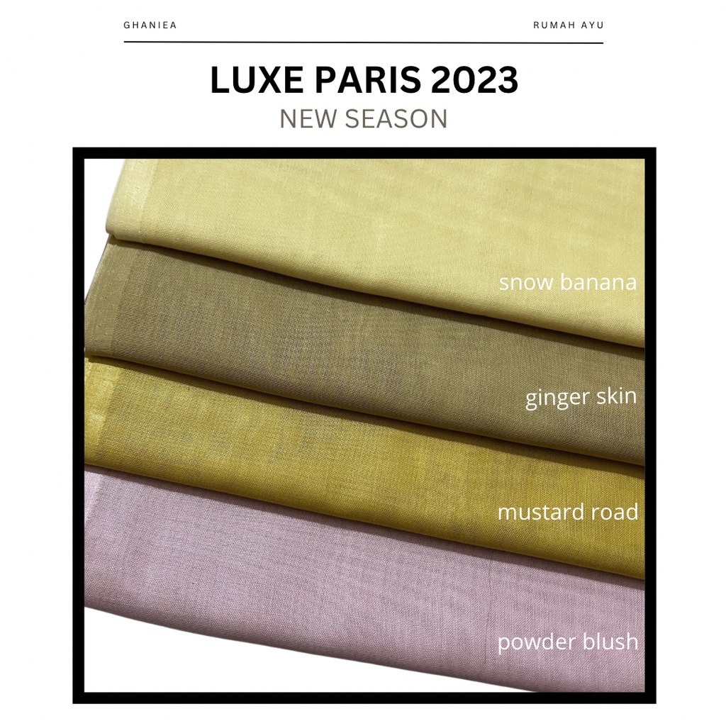 LUXE PARIS VOL 3 - GHANIEA