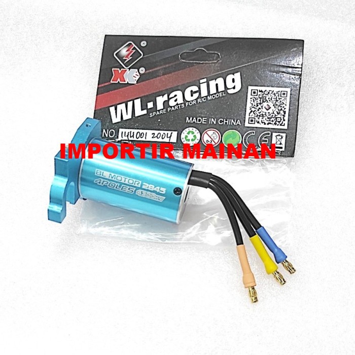 Motor Brushless Wltoys Xk 144010 124016 124017 V2 Gear 19T 144010 2004 #Original