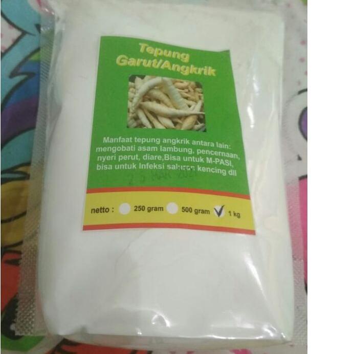 

♣ (READY) TEPUNG GARUT/AROOWROOT/PATI ASAM LAMBUNG - 1 KG ➤